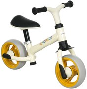 AIYAPLAY Vélo d'équilibre pentru bebe șezut reglabil roți EVA jucărie pentru copii de bebe 18-48 luni pentru băieți și fete portocaliu | Aosom Romania