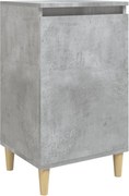 vidaXL Noptieră, gri beton, 40x35x70 cm, lemn prelucrat