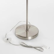 Brilagi - Lampă LED de podea CERIA 1xE27/40W/230V Ø 25 cm gri/crom mat