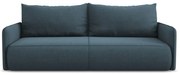 Canapea albastră extensibilă/cu spațiu de depozitare 216 cm Nanea – Makamii