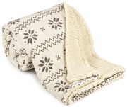 Pătură din blăniță 4Home Nordic bej, 150 x 200 cm