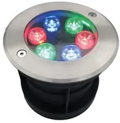 Spot exterior incastrat piscina LED 6W RGB IP68 96UW6RGB ELMARK