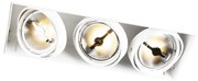 Spot integrat alb AR111 Trimless 3 lumini - Oneon