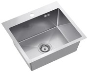 Chiuveta inox incastrata Quadron Luke 100 50x45 cm