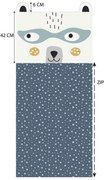 Sac de dormit pentru copii cu fermoar, 142 x 62 cm