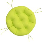 vidaXL Pernă rotundă, verde deschis, Ø 60 x11 cm, țesătură Oxford