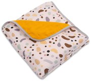 Paturica dubla de muselina XXL 110x110 cm Kidizi Stone, 100% bumbac