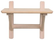 Noptieră în culoare naturală cu rafturi cu aspect de lemn de stejar Camrose - Rowico