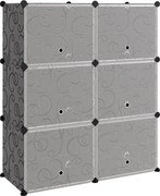 vidaXL Suport de pantofi, negru, 84,5x31x93,5 cm, PP