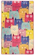 Covor Chilai Home 876CHL1132, 140x190 cm, Fire de catifea antibacteriene, Multicolor