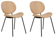 Set 2 buc scaune de sufragerie Luaza (bej). 1081041