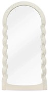 Oglinda de perete design modern Wave 160cm, alb A-45941 VC