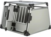 Cușcă / geantă pentru transport animale de companie argintie 69x95 cm Trixie M-L – Plaček Pet Products