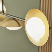 Endon 92036 - Lustră suspendată pe cablu RUFFLE 4xG9/3W/230V alamă/negru