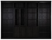 Bibliotecă maro din lemn de pin 296x223 cm Anita – Støraa