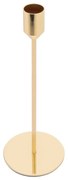 Suport de lumânare Altom din metal auriu, 22,5 cm