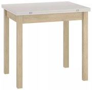 Masă de bucătărie Flip 80 x 60 cm, crem / stejar cremona