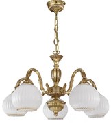 Candelabru din alama cu 5 brate design italian 9300