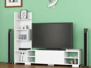 Comoda TV, Hanah Home, Pera, 160x120x29.5 cm, Alb