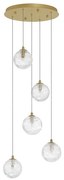 Lustra moderna cu 5 Pendule design decorativ COEN auriu