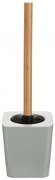 Perie WC Natureo Blanc, maner bambus, 11.6x38 cm
