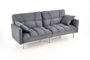 Canapea extensibila Roberto gri - H86 cm