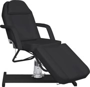 vidaXL Masă de masaj, negru, 180x62x(87-112) cm