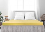 Cearsaf jersey din bumbac mako LUXORA 180x200 cm galben deschis