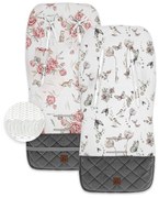 Insert Husa Bumbac Respirabila Carucior sport cu 2 fete, Peony Dreamland