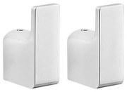 SET 2x cârlig de perete Gedy PIRENEI crom lucios