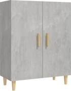 vidaXL Servantă, gri beton, 70x34x90 cm, lemn prelucrat
