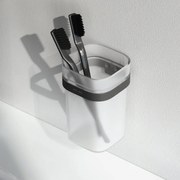 Suport periute de dinti AM.PM Func negru-sticla mata