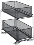 WENKO 69768800 - Suport pentru priză GIOMA 35 x 33,5 cm, negru