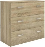 Comoda GARBO 3, stejar sonoma, PAL melaminat, 74x36x70 cm