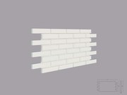 Panou 3D de interior poliuretan CARAMIDA dimensiuni 500x15x1100mm