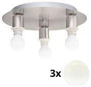 Plafonieră LED Eglo MY CHOICE 3xE14/4W/230V crom/alb