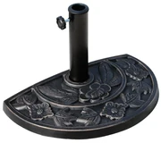 Outsunny Bază Umbrelă Soare Rasina Reglabilă cu Manivela 9kg 50x31x32cm | Aosom Romania