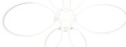 Plafonieră albă LED 45.5x83 cm Fly – Trio