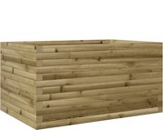 vidaXL Jardinieră de grădină, 90x60x46 cm, lemn de pin impregnat