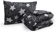 Set pilota pentru toate anotimpurile 140x200 cm din fibra siliconica cu perna 70x90 cm DREAM STAR