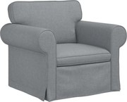 vidaXL Canapea Gri deschis 95 x 82 x 80 cm țesătură