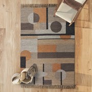 Covor țesut manual din bumbac reciclat 160x230 cm Chandia – Universal