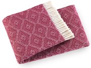 Pled din amestec de bumbac Euromant Aisha, 140 x 180 cm, culoarea fructelor