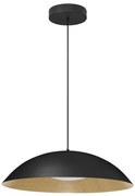 Pendul LED dimabil design modern GLIM negru 60cm