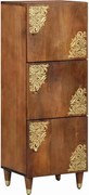 vidaXL Bufet cu raft cu ușă Maro 40 x 33 x 110 cm Lemn de mango solid