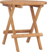 vidaXL Masă de grădină pliabilă, 50 x 50 x 50 cm, lemn masiv de tec