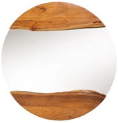Oglinda decorativa cu margini din lemn Mirror 100cm