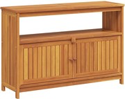 vidaXL Masă consolă, 110x35x75 cm, lemn masiv de acacia
