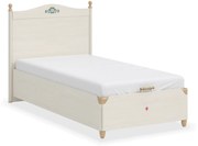 Pat Cilek, 100x200 cm, bej, lada inclusa, design clasic, colectia Flora