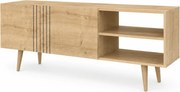 Comoda TV RONAS, stejar, PAL melaminat, 160x35x39 cm